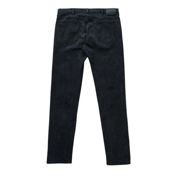 PS Paul Smith Washed Black Tapered Fit Slim Leg Jeans Men's Size 34x32 - Picture 5 of 10